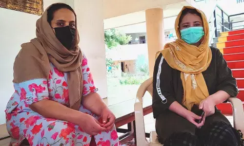 Afghan students sharing their woes in Visakhapatnam