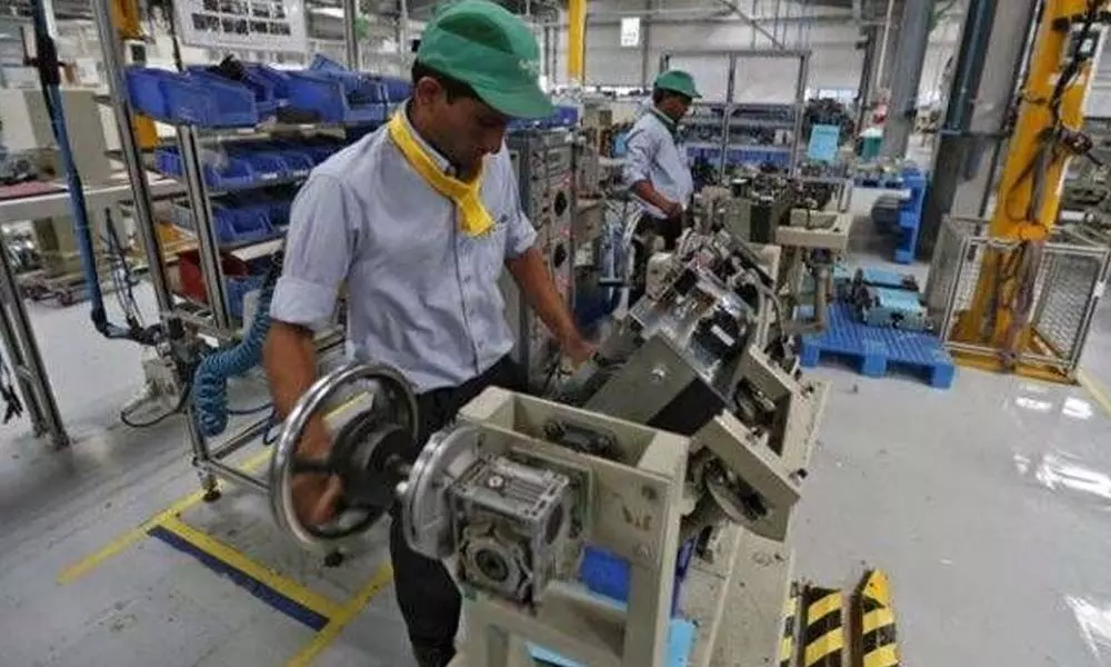 Factory output hits slow lane