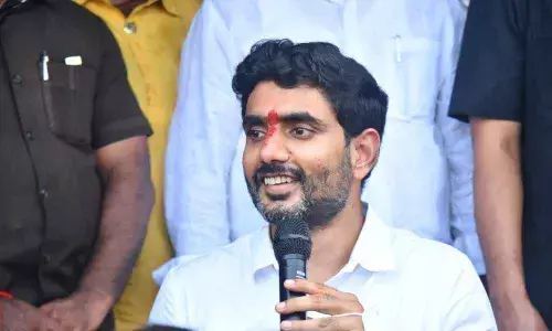 TDP national general secretary and MLC Nara Lokesh