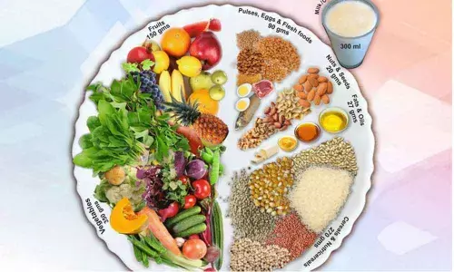 Blending four basic food groups key to healthy balanced diet