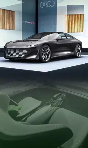 Audi unveils its New Grand sphere Concept Car:  Private Jet for the Road
