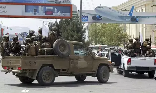 Taliban special force fighters arrive to the Hamid Karzai International Airport after the U.S. militarys withdrawal, in Kabul, Afghanistan, Tuesday, Aug. 31, 2021. (Photo | AP)