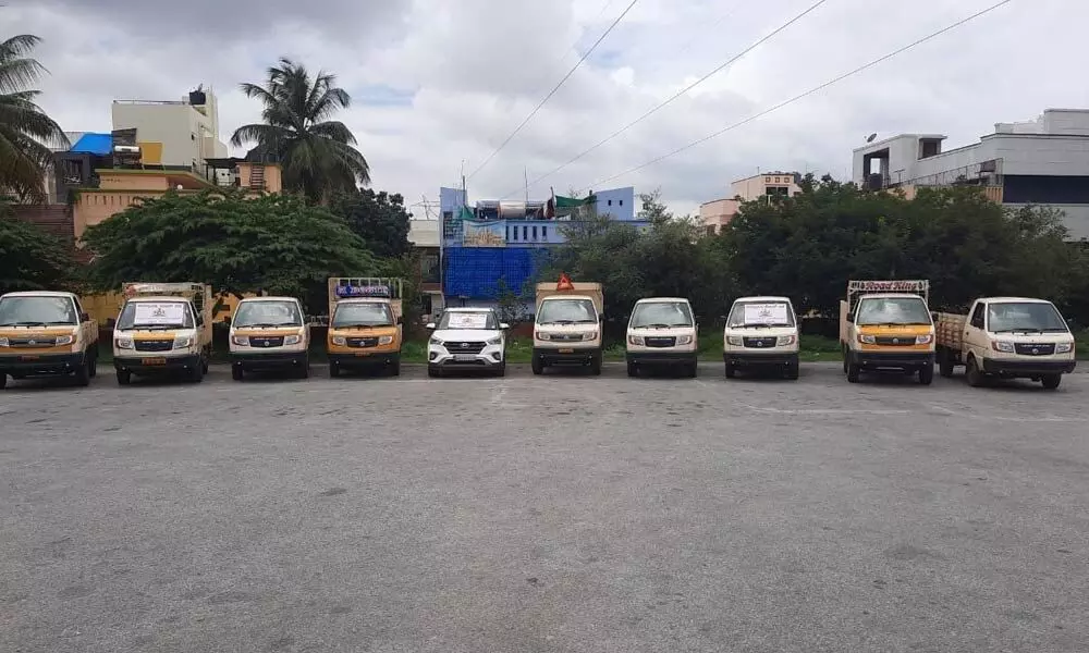 Bengaluru: Vehicle thieves arrested, nine mini trucks, SUV seized