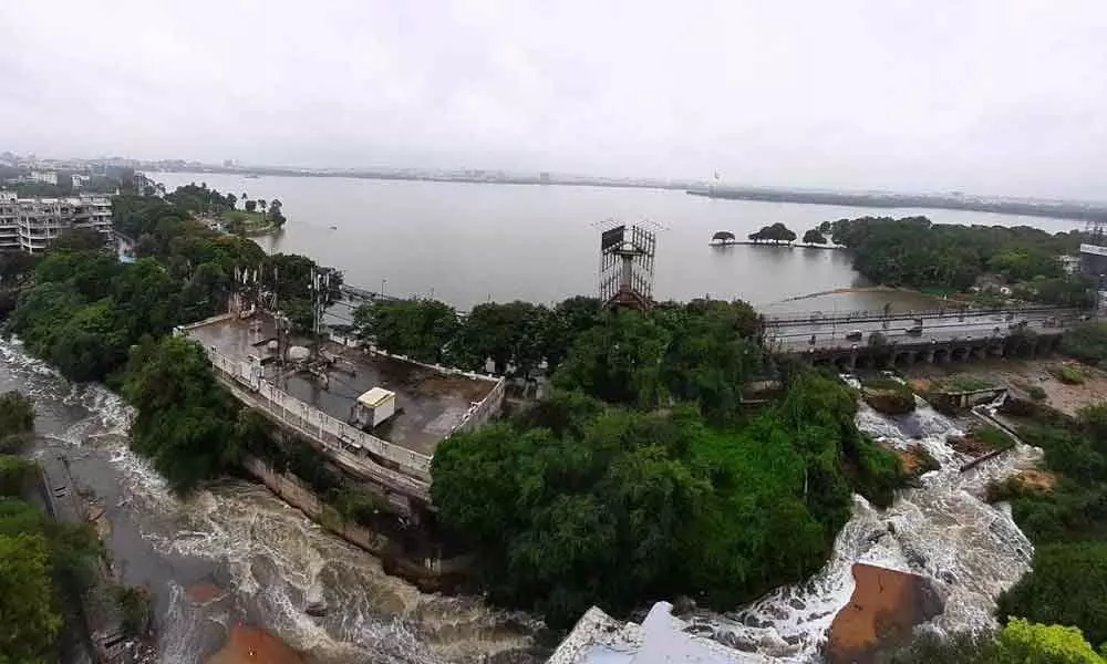 Several Hyderabad’s lakes breach