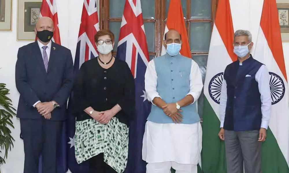 India, Australia hold 2+2 dialogue