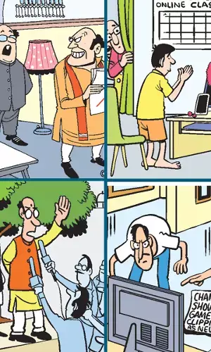 Here are the Cartoon that best fits the bill for current situation