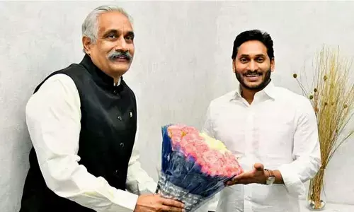 Dr. Sameer Sharma and CM YS Jagan Mohan Reddy