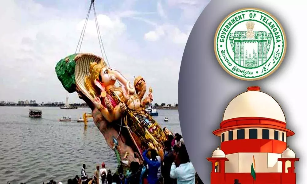 Plea filed in Supreme Court on Ganesh immersion by Telangana government