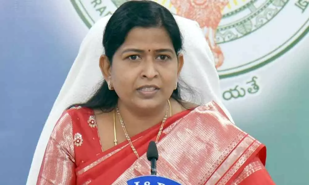 Women and child welfare minister Taneti Vanitha
