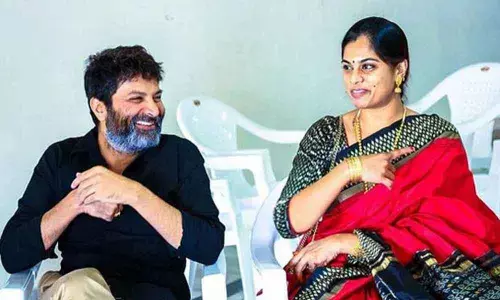 Trivikram Srinivas with his wife Sai Soujanya