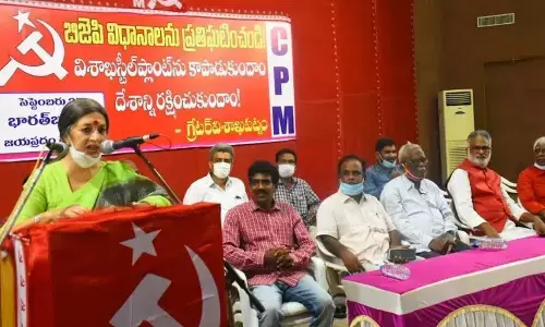 CPM politburo member Brinda Karat