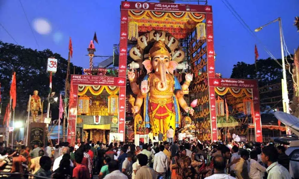 Khairatabad Ganesh darshan will be closed by 9 pm today night