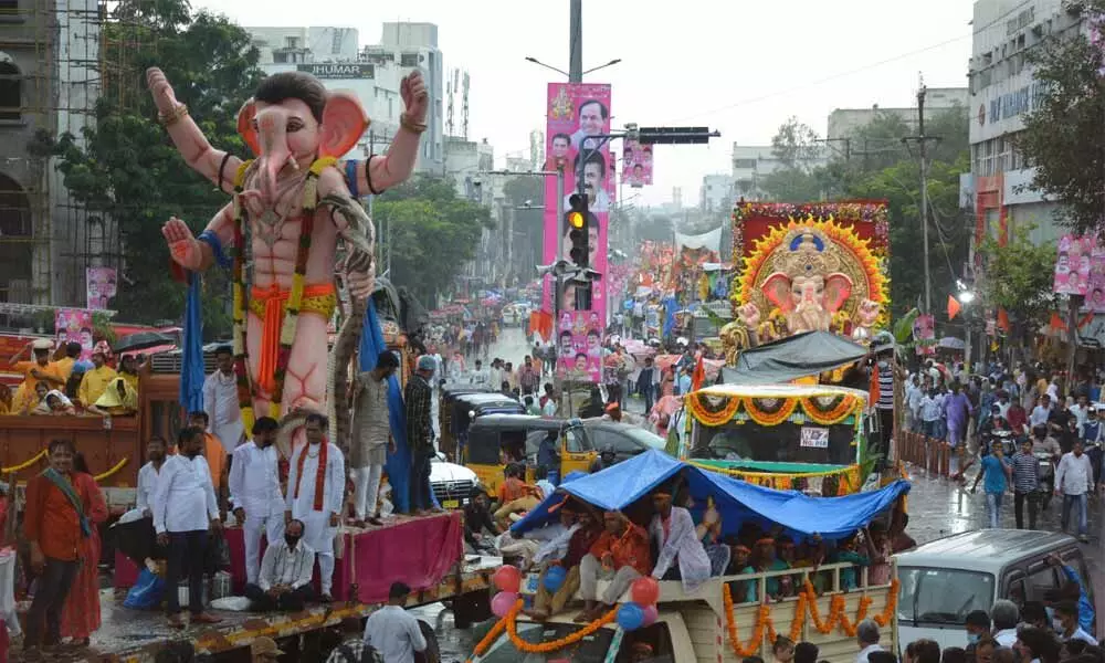 Hyderabad immerses in flood of devotion