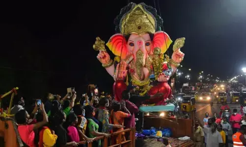 Ganesh immersion sinks weekend biz to bottom