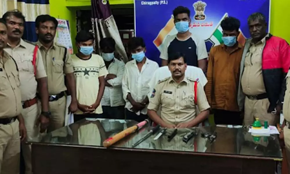5 held for possession of weapons in Sangareddy
