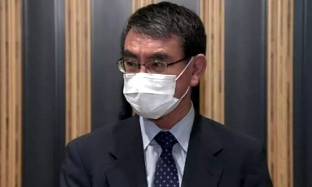 Vaccination Minister Taro Kono