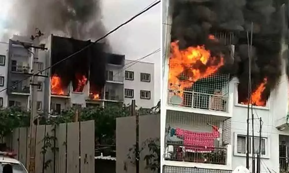 Bengaluru apartment fire remains a mystery