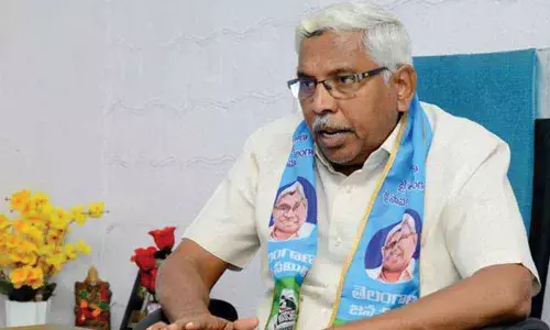 Telangana Jana Samithi (TJS) founder-president Prof M Kodandaram