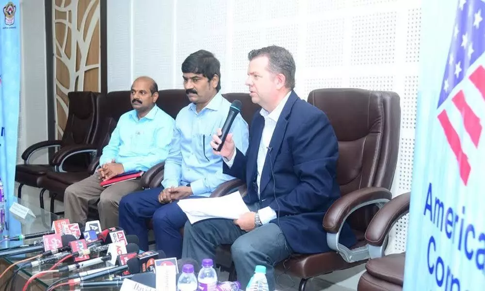 US Consulate General-Hyderabad public affairs officer David Moyer