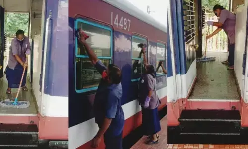 Special cleanliness drive by Southern Railway