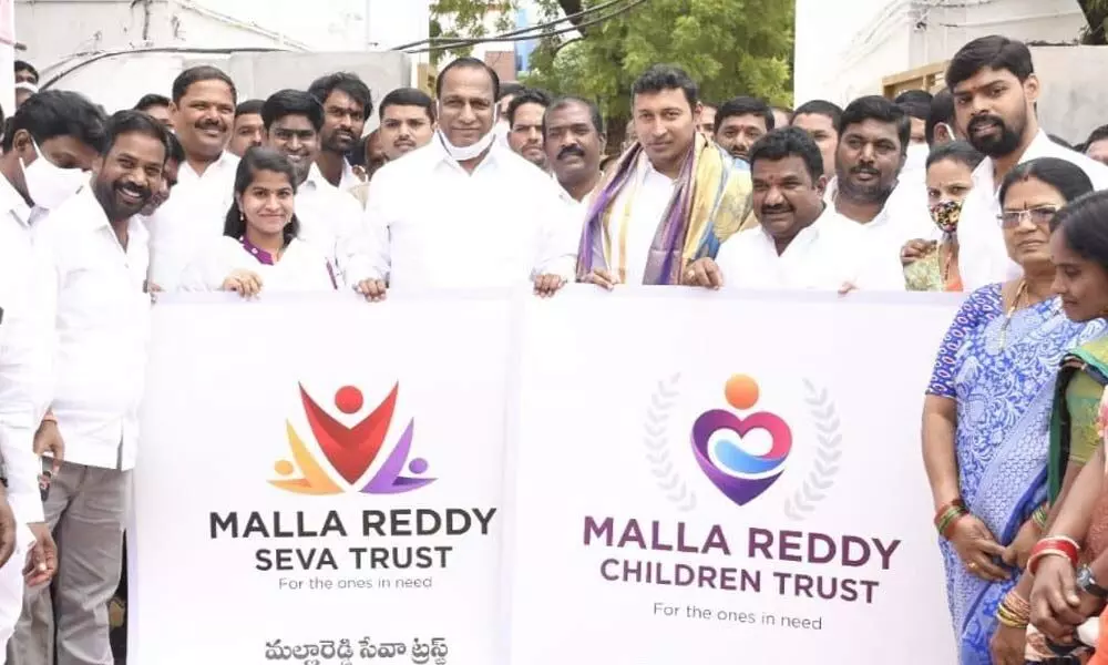 Malla Reddy Health City chief launches trusts for children, seva