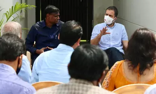 Former Congress President Rahul Gandhi met a delegation of Dalit leaders on Friday