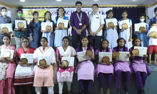 The winners of various competitions which are organised to mark the World Ozone Day