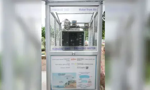 Harvesting drinking water from the air!