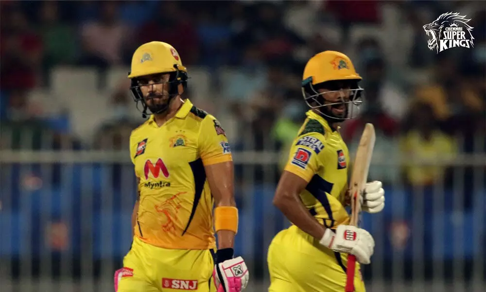 CSK defeated RCB by 6 wickets in Sharjah