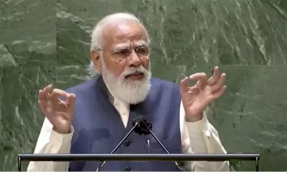 PM Modi warns nations using terrorism as political tool