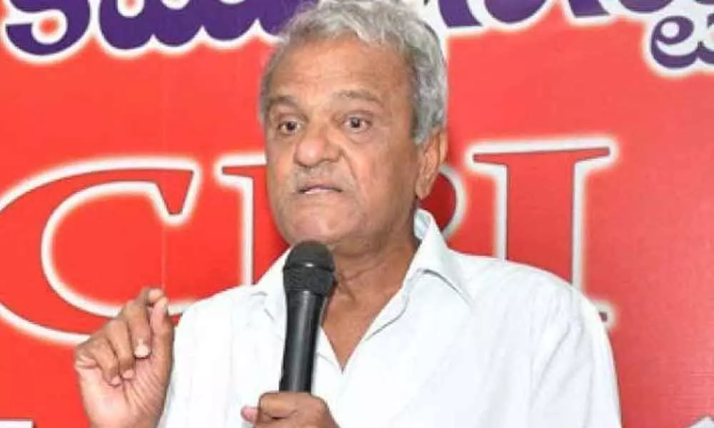 CPI national council member K Narayana
