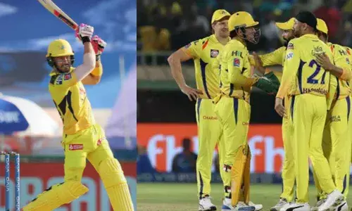 Chennai Super Kings on summit