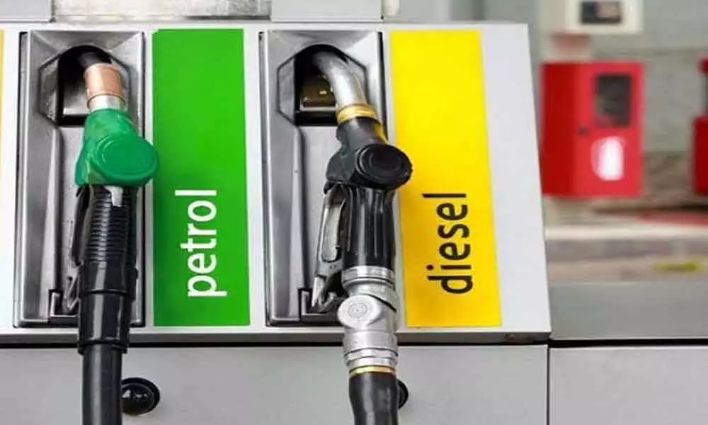 today Petrol and diesel prices