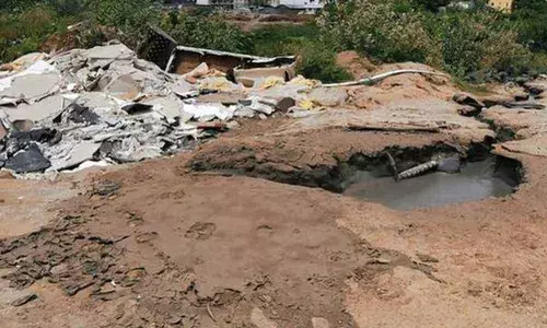 Garbage Is Still Being Dumped Into The Section Of Cooum River