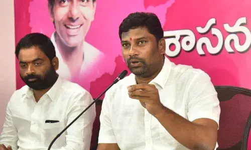 Balka Suman, Shambhipur Raju and N Narender launched a scathing attack on the BJP leader