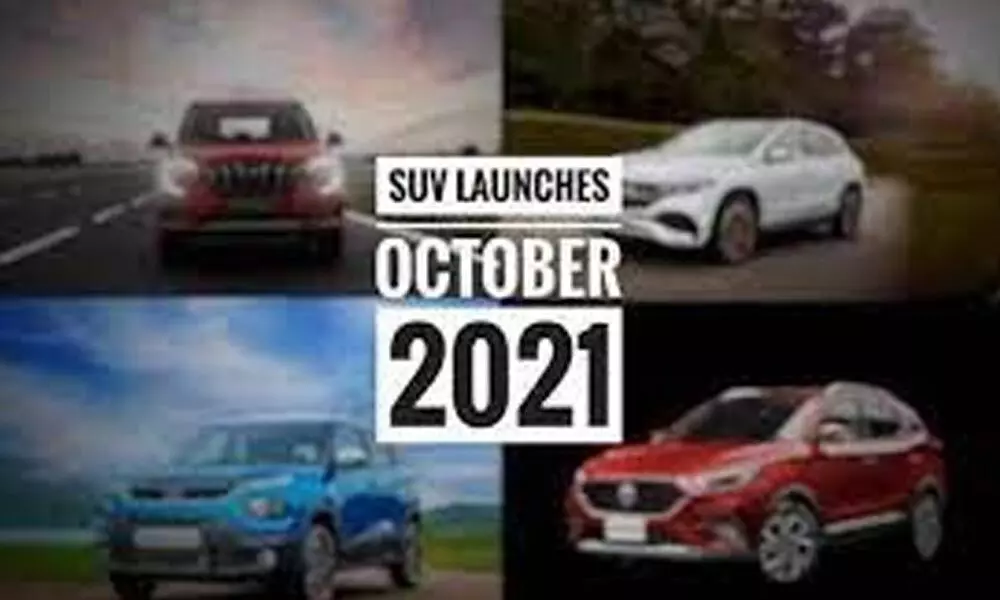 SUVs launching in October this year