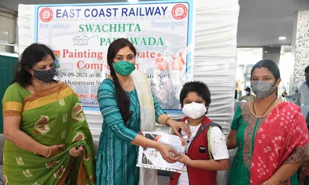 Visakhapatnam: Swachhta Pakhwada: Contests held to promote cleanliness