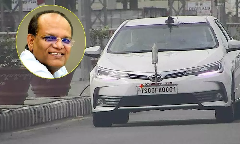 Chief Secretary Somesh Kumar’s car fined for over-speeding