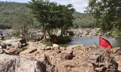 A view of the Mekedatu spot