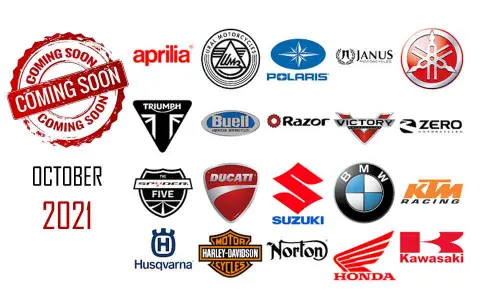 Upcoming bikes for the month of October 2021