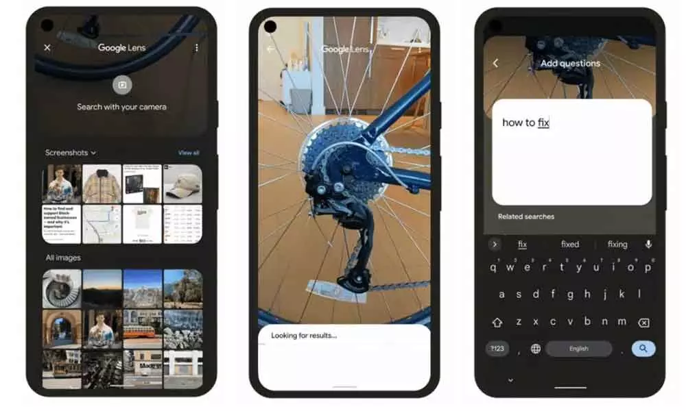 Google Lens to Search for Combined Words and Images