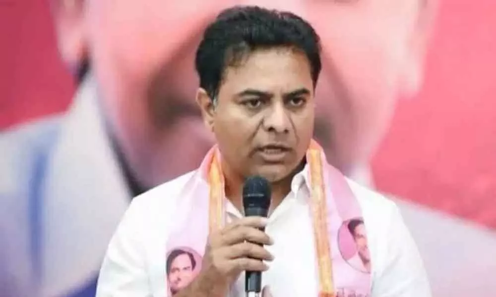 Telangana Industry and IT minister KT Rama Rao