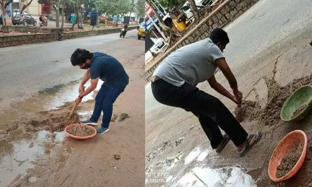 Techies clear ‘mess’ on Nizampet-Bachupally link road
