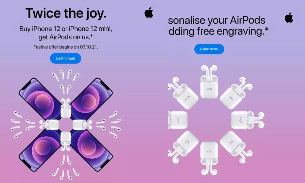 Apple Diwali Sale 21 Free Airpods On Purchase Of Iphone 12 And Iphone 12 Mini