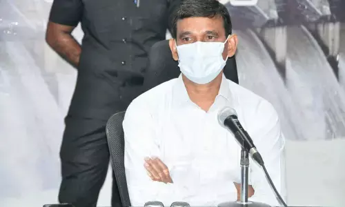District Collector P Koteshwara Rao holding a review meeting with the officials of SC,ST,BC and Minority welfare departments at the conference hall in  Kurnool on Friday.