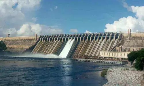 Water is being released downstream through three crust gates from the Musi Project on Sunday