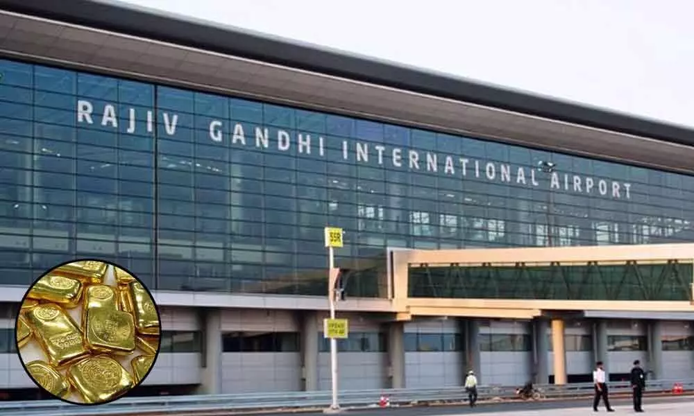 Gold worth Rs 6 lakh seized at Hyderabad airport