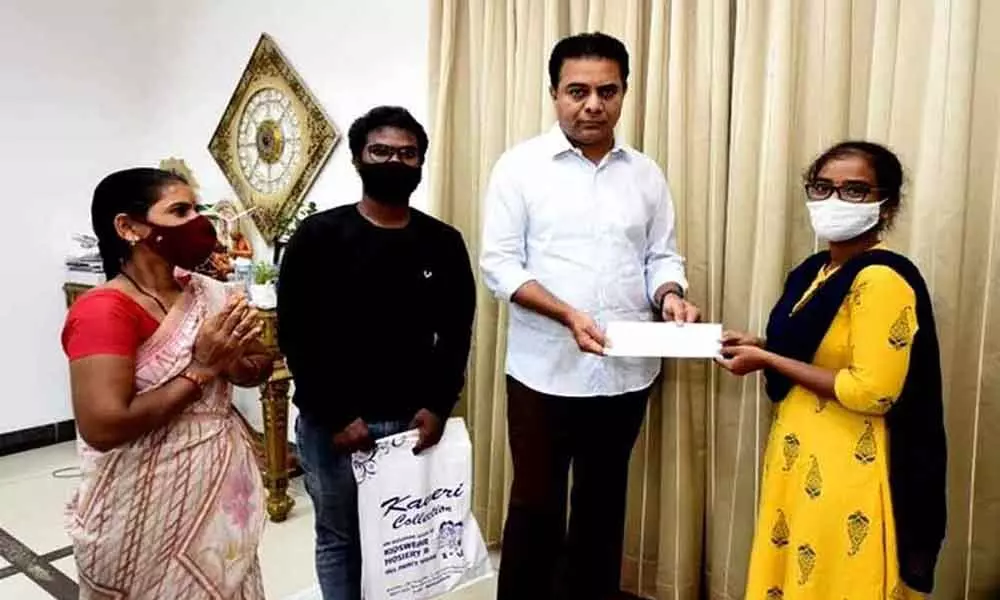KTR offers to help city girl complete MBBS