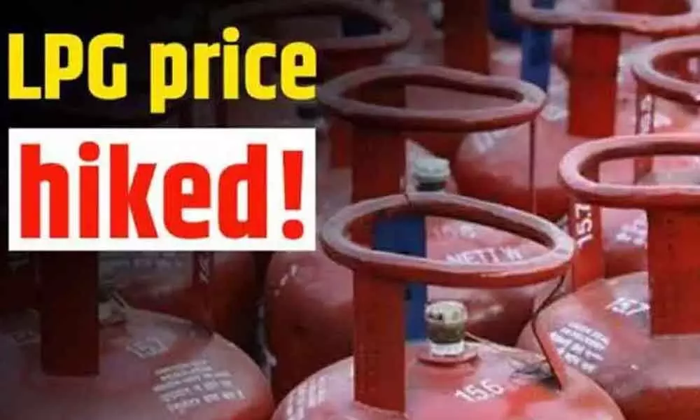 LPG price hiked by Rs 15/cylinder