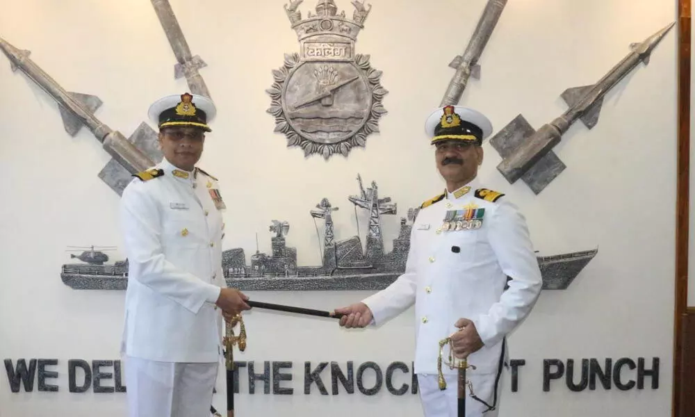 Commodore Naresh Warikoo takes over as the Commanding Officer of INS Kalinga and as the Station Commander, Naval Station Bheemunipatnam, on Wednesday